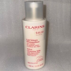 Clarins Velvet Cleansing Milk | Brand New & Sealed | Full size: 400 ml / 13.4 oz